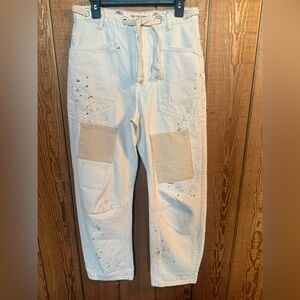 We the Free Moxie Pull-On Barrel Jeans NWOT 26 Long